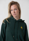 Hoodie "Peanuts: Not with me" - dark green