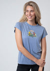 T-shirt "Oh how beautiful Bavaria is" - light blue (women's)